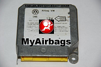 VOLKSWAGEN JETTA SRS Airbag Computer Diagnostic Control Module PART #1J0909603