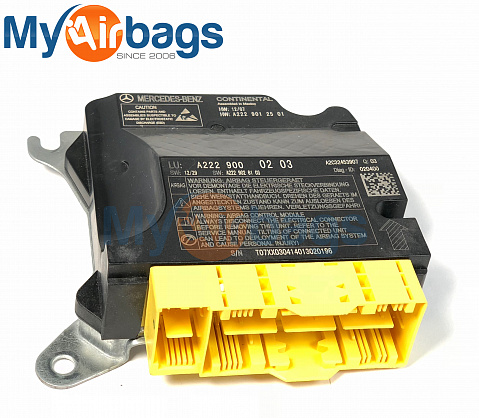 MERCEDES-BENZ s550 SRS Airbag Computer Diagnostic Occupant Control Module Part #A2229000203