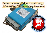 Ford FORD SRS (RCM) Restraint Control Module - Airbag Computer Control Module Part #F6AF14B215AC