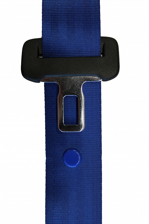 Blue Seat Belt Stop Button