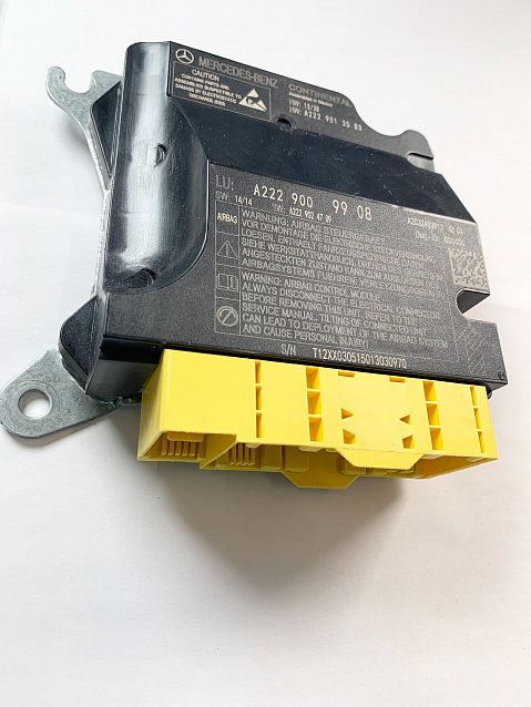 MERCEDES-BENZ S500 SRS Airbag Computer Diagnostic Occupant Control Module Part #A2229009908