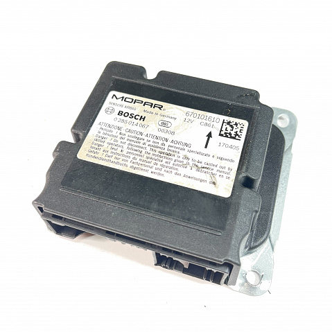 MASERATI GHIBLI SRS Airbag Computer Diagnostic Control Module Part #670101610