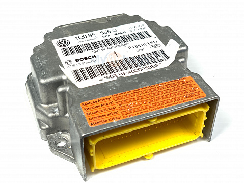 VOLKSWAGEN EOS SRS Airbag Computer Diagnostic Control Module Part #1Q0959655C