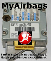 HONDA CIVIC SRS Airbag Computer Diagnostic Control Module PART #77960S04N81M2