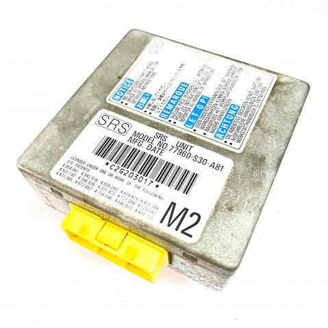 HONDA PRELUDE SRS Airbag Computer Diagnostic Control Module Part #77960S30A81