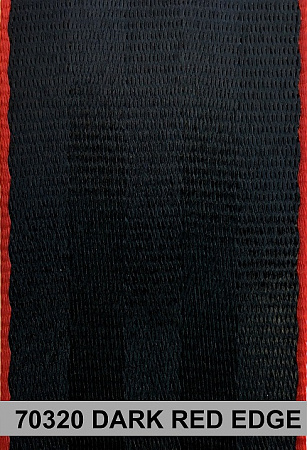 Dark Red Edge - Custom Color Seat Belt Webbing Replacement - Color Code 70320