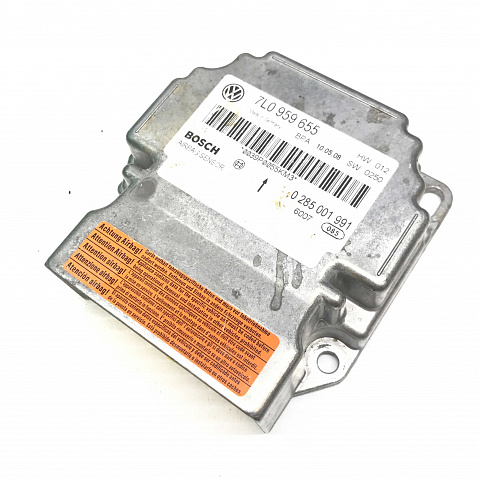 VOLKSWAGEN TOUAREG SRS Airbag Computer Diagnostic Control Module Part #7L0959655