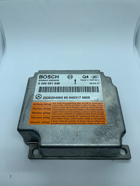 MERCEDES-BENZ C230 SRS Airbag Computer Diagnostic Occupant Control Module Part #0285001548