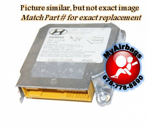 HYUNDAI ACCENT SRS Airbag Computer Diagnostic Control Module Part #9591025600