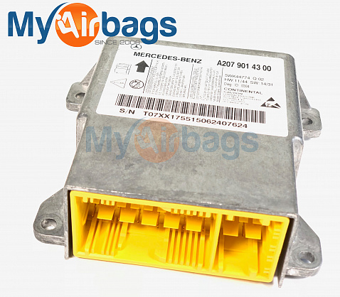 MERCEDES E350 SRS Airbag Computer Diagnostic Occupant Control Module PART #A2079014300