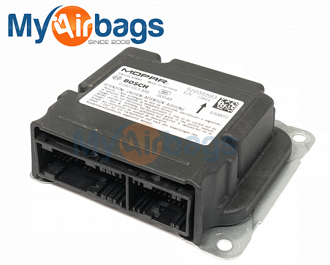 FIAT 500 SRS ORC ORM Occupant Control Module - Airbag Computer Control Module Part #52035593