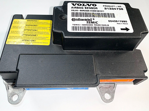 VOLVO C30 SRS Airbag Computer Diagnostic Control Module Part #012051301011
