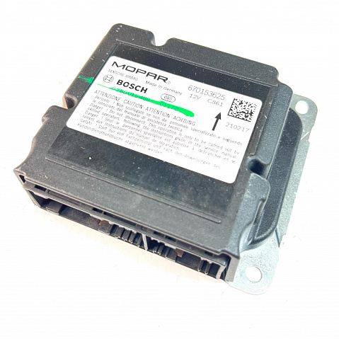 MASERATI GHIBLI SRS Airbag Computer Diagnostic Control Module Part #670153625