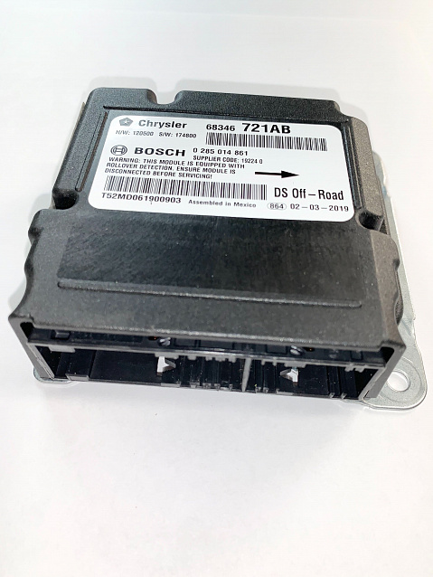 RAM 1500 SRS ORC ORM Occupant Control Module - Airbag Computer Control Module Part #68346721AB