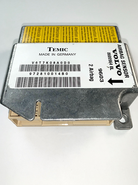 VOLVO C70 SRS Airbag Computer Diagnostic Control Module Part #86009640L