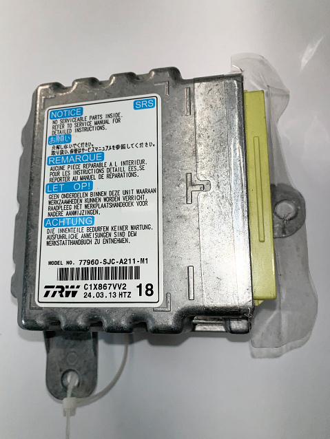 HONDA RIDGELINE SRS Airbag Computer Diagnostic Control Module Part #77960SJCA211M1