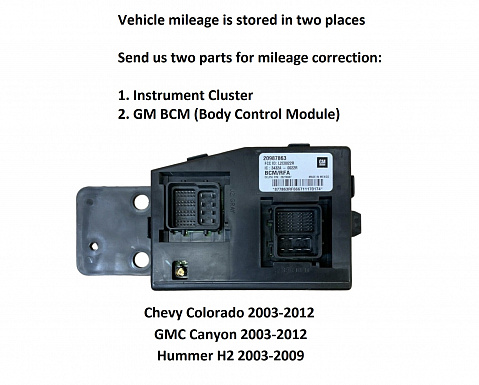 Hummer H3 2005-2010 Odometer Mileage Adjust Correction Service