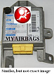 HONDA CIVIC SRS Airbag Computer Diagnostic Control Module Part #77960S02A83M3 image