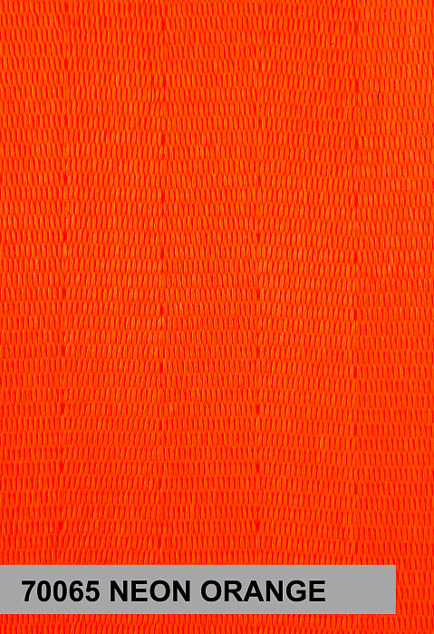 Neon Orange- Custom Color Seat Belt Webbing Replacement - Color Code 70065