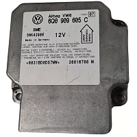 VOLKSWAGEN PASSAT SRS Airbag Computer Diagnostic Control Module Part #6Q0909605C
