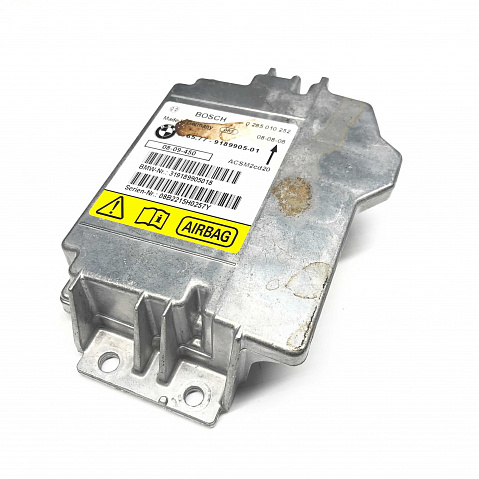 BMW 128 SRS (ACSM) Advanced Crash Safety Module - (MRS) Airbag Multiple Restraint System - Airbag Control Module Part #6577918990501