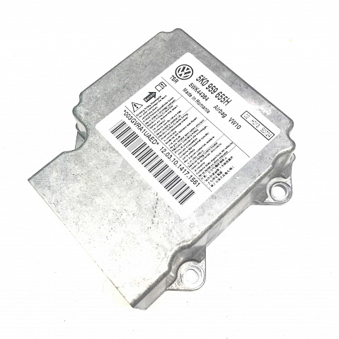 VOLKSWAGEN GOLF SRS Airbag Computer Diagnostic Control Module Part #5K0959655H