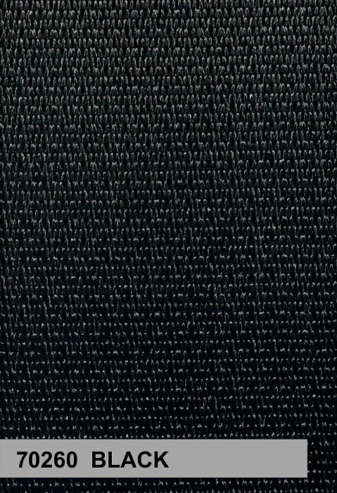 Black - Custom Color Seat Belt Webbing Replacement - Color Code 70260