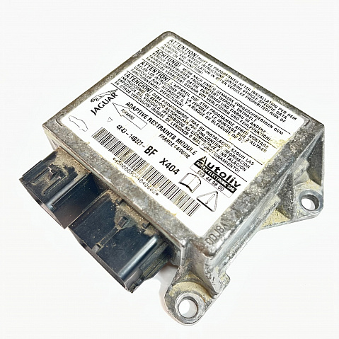 JAGUAR X-TYPE SRS (RCM) Restraint Control Module - Airbag Computer Control Module PART #4X4314B321BF
