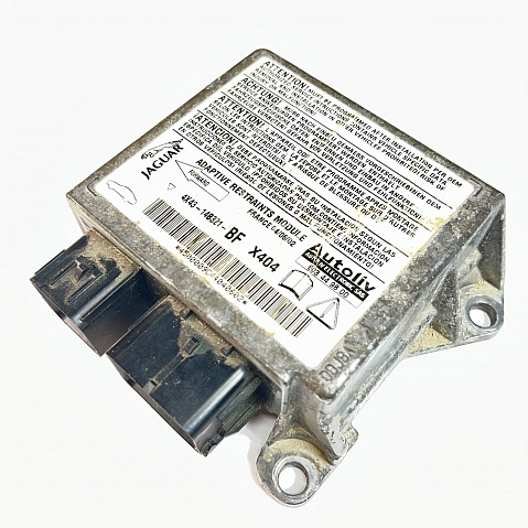 JAGUAR X-TYPE SRS (RCM) Restraint Control Module - Airbag Computer Control Module Part #4X4314B321BF