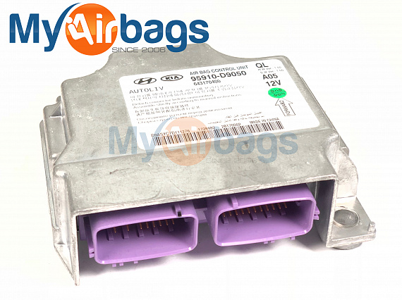 KIA SPORTAGE SRS Airbag Computer Diagnostic Control Module PART #95910D9050