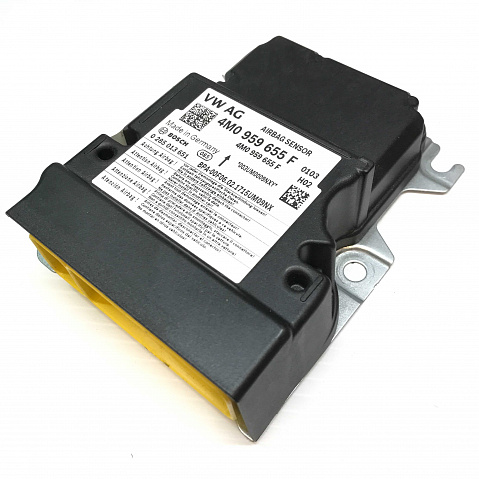 AUDI Q7 SRS Airbag Computer Diagnostic Control Module Part #4M0959655F