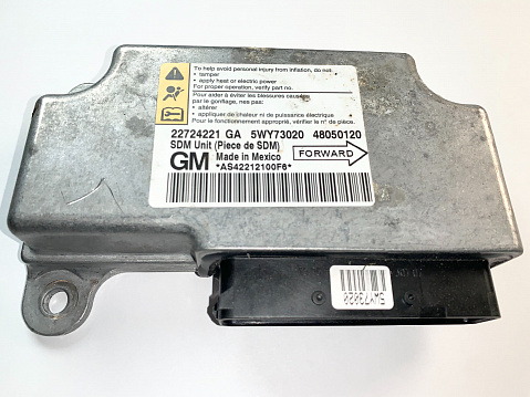 Pontiac Airbag Control Module Reset – 22724221