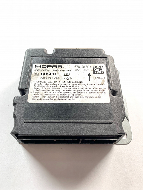 MASERATI LEVANTE SRS Airbag Computer Diagnostic Control Module Part #0285014063