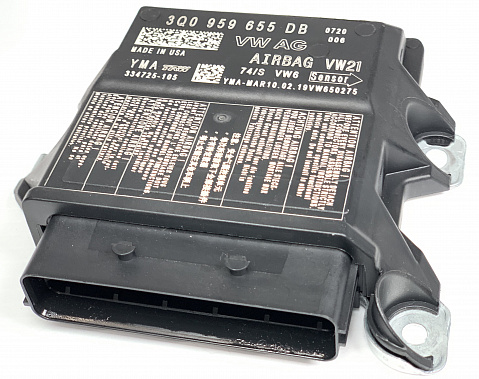 VOLKSWAGEN ATLAS SRS Airbag Computer Diagnostic Control Module Part #3Q0959655DB
