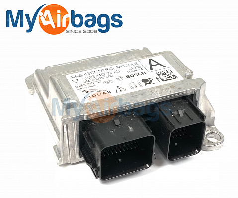 JAGUAR XJ SRS (RCM) Restraint Control Module - Airbag Computer Control Module Part #AW9314D374AD