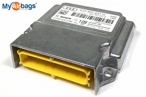 AUDI A6 SRS Airbag Computer Diagnostic Control Module Part #4G0907637H