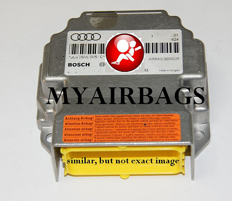 AUDI A4 SRS Airbag Computer Diagnostic Control Module Part #8F0959655H