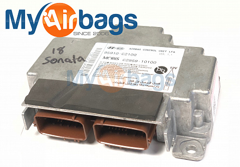 HYUNDAI SONATA SRS Airbag Computer Diagnostic Control Module Part #95910C2100