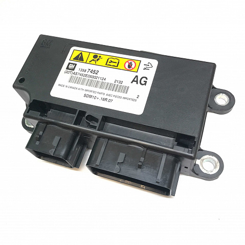CHEVROLET CRUZE SRS SDM DERM Sensing Diagnostic Module - Airbag Computer Control Module Part #13587452
