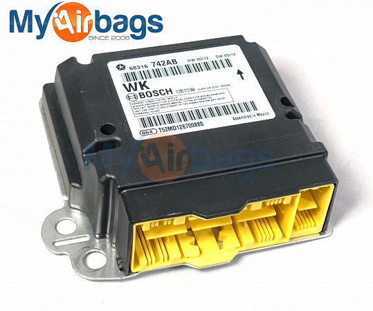 JEEP GRAND CHEROKEE SRS ORC ORM Occupant Control Module - Airbag Computer Control Module PART #68316742AB