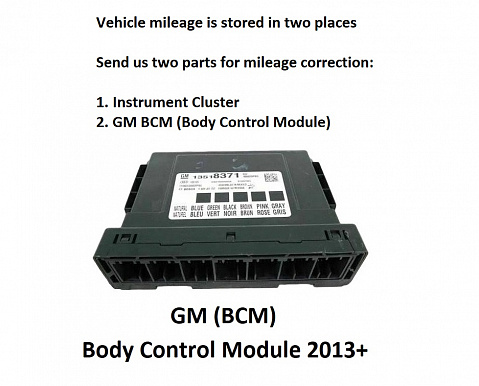 Cadillac Escalade 2014-2020 Odometer Mileage Adjust Correction Service