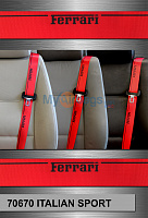Ferrari - Italian Sport - Custom Color Seat Belt Webbing Replacement - Color Code 70670