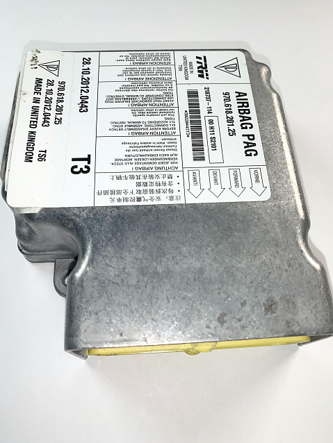 PORSCHE PANAMERA SRS Airbag Computer Diagnostic Control Module Part #97061820125